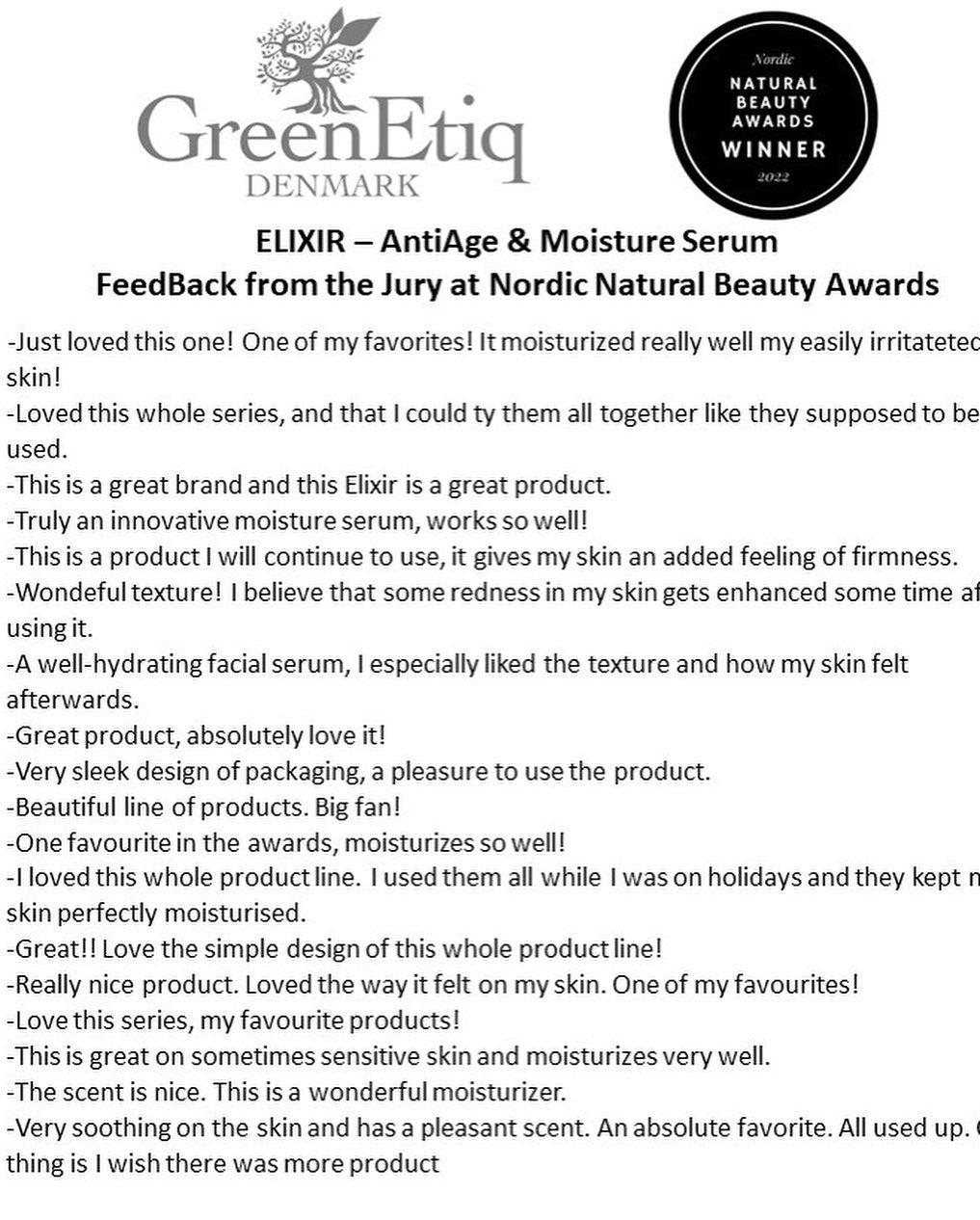 Intensive AntiAge & Moisture Elixir Serum