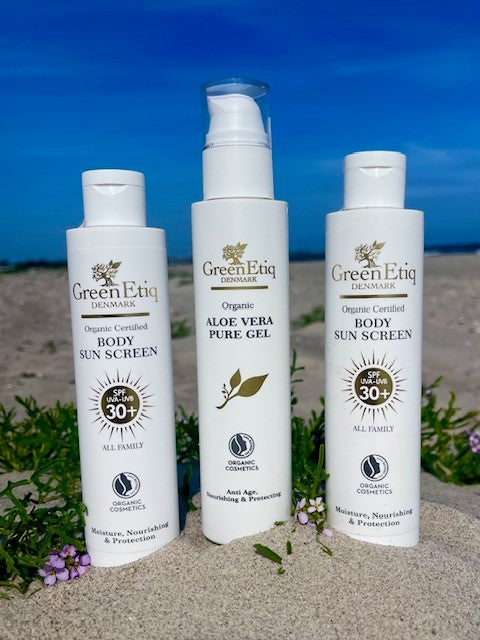 Solpakke 4: 2 x Body Lotion SPF30 All Family + 1 x AloeVera Gel