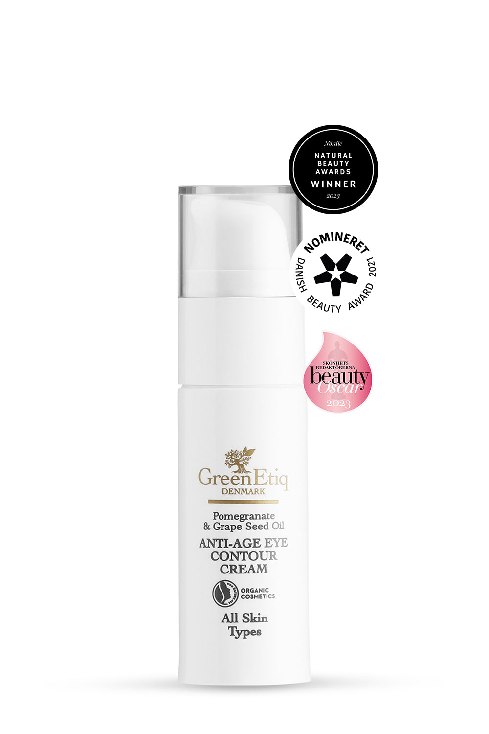 Anti-Age Eye Contour Cream, with Pomegranate & Grapes oil