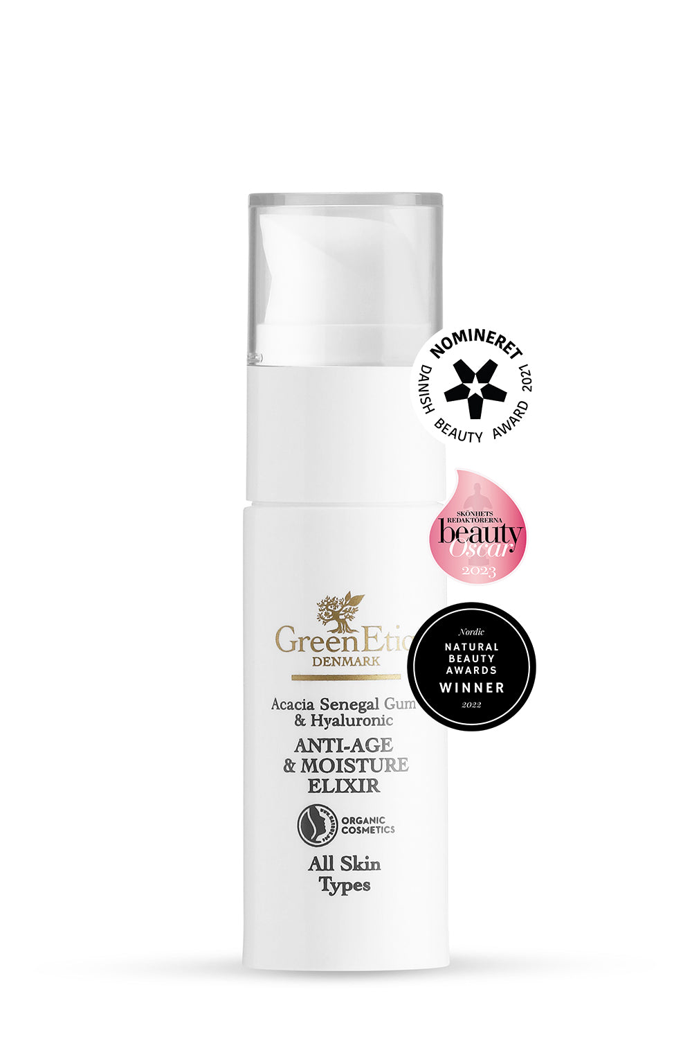 Intensive Anti Age & Moisture Elixir, Natural Hyaluronic & Acacia