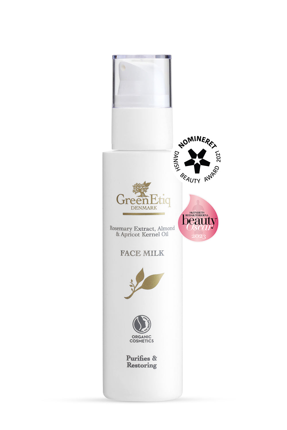Face Cleansing Milk med Rosmarin, Abrikos & Mandel Olie