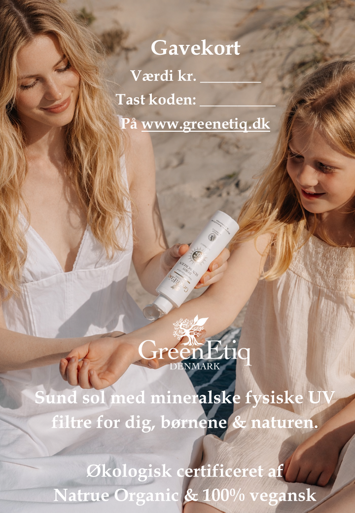 GAVEKORT - Giv en skøn grøn selvforkælelsesgave....